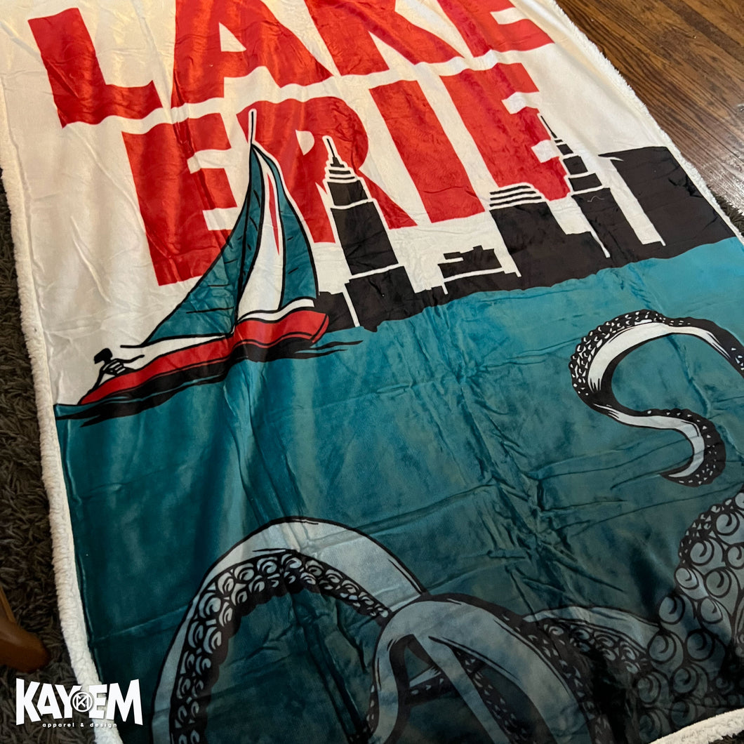 Lake Erie Sherpa Blanket