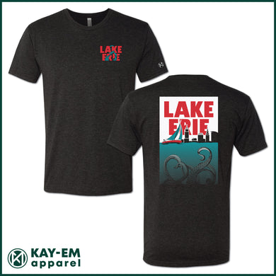 Lake Erie Monster Black T-Shirt