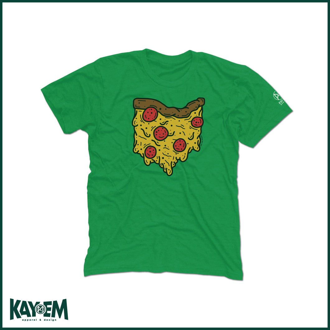 Ohio Pizza Green T-Shirt