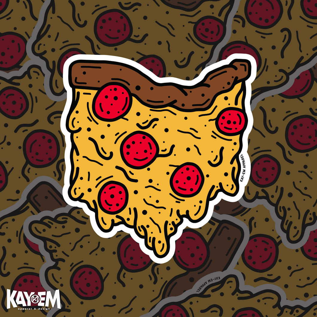 Ohio Pizza Sticker